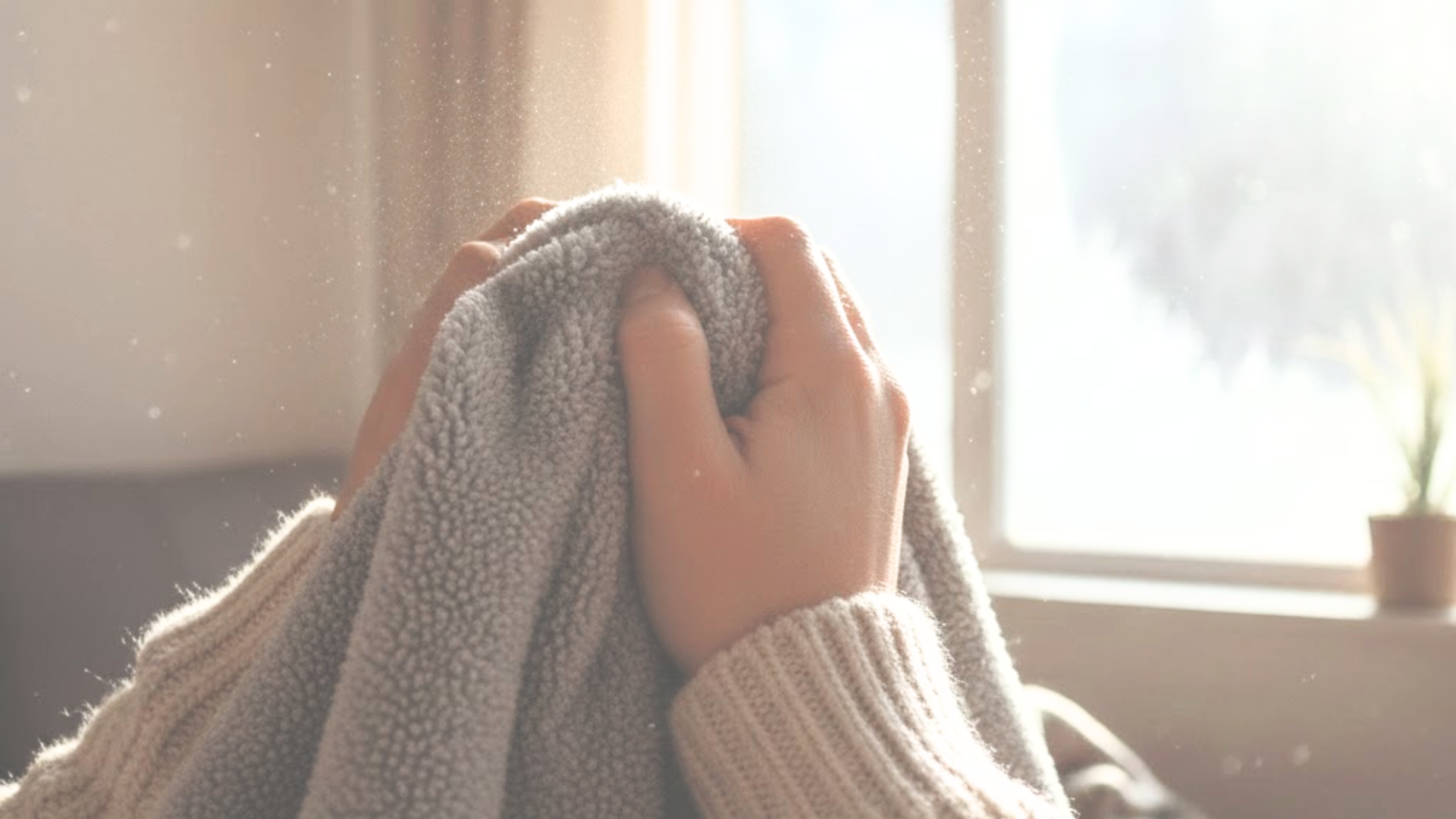 乾燥した環境で衣類同士が擦れて静電気が起きやすいイメージ